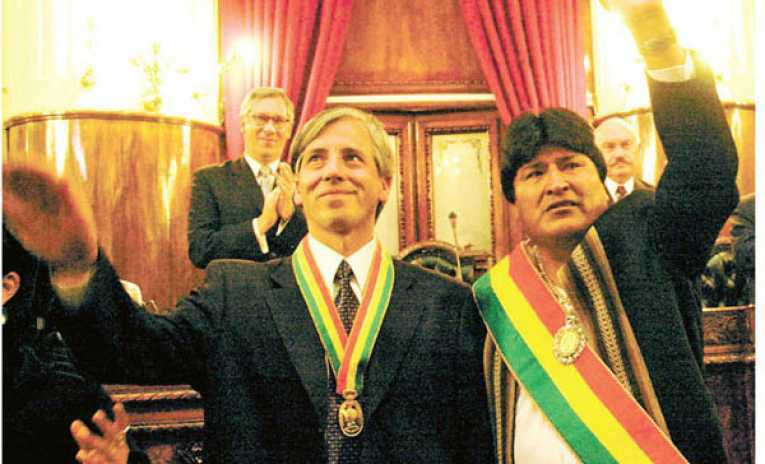 Evo morales asume la presidencia 2005