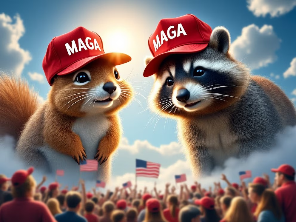 La ardilla Peanut MAGA