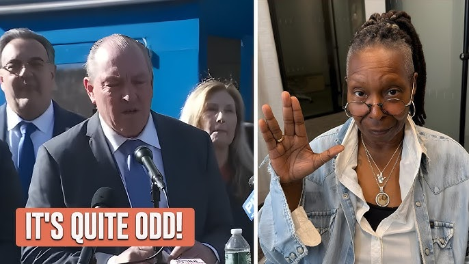 Vito Fossella y Whoopi Goldberg