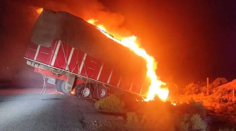 Contrabando incinerado Bolivia