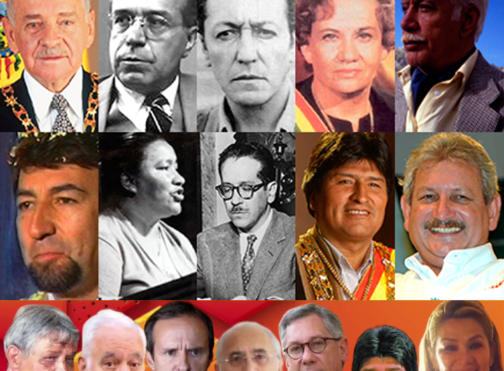 Políticos de izquierda Bolivia